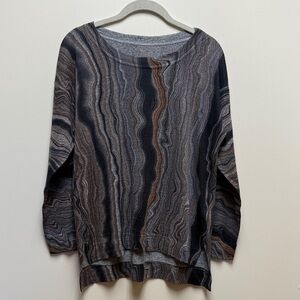 T.J.Maxx Multicolor Swirl Pattern Top